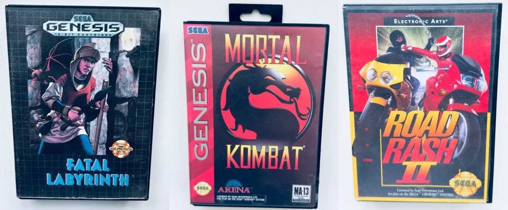 Ігри SEGA Dreamcast, SEGA Saturn, SEGA Game Gear, SEGA Genesis, SEGA Mega Drive, SEGA Master System