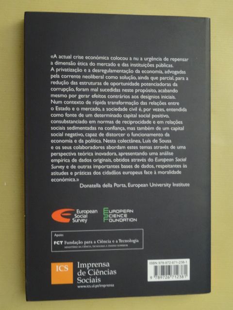 Ética, Estado e Economia de Luís de Sousa