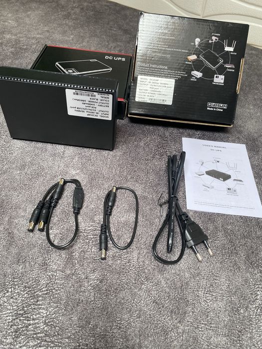 Дбж безперебійник для роутера mini ups DC 1018P 18W 10400mAh