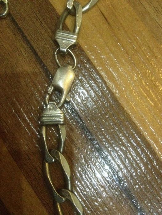 Meski Srebny Łancuszek + drugi złoty ! Gratis okazja