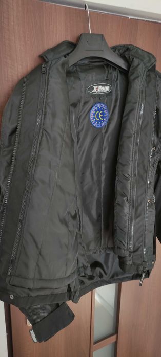 Kombinezon tekstylny dwuczęściowy czarny