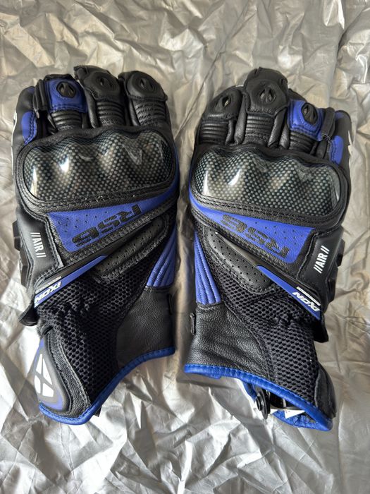 Luvas moto Ixon RS6 Air II azul e preto tamanho XL