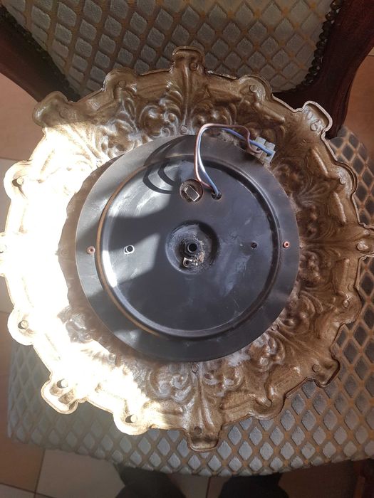 Kryształowy plafon - brąz - śr. - 35 cm