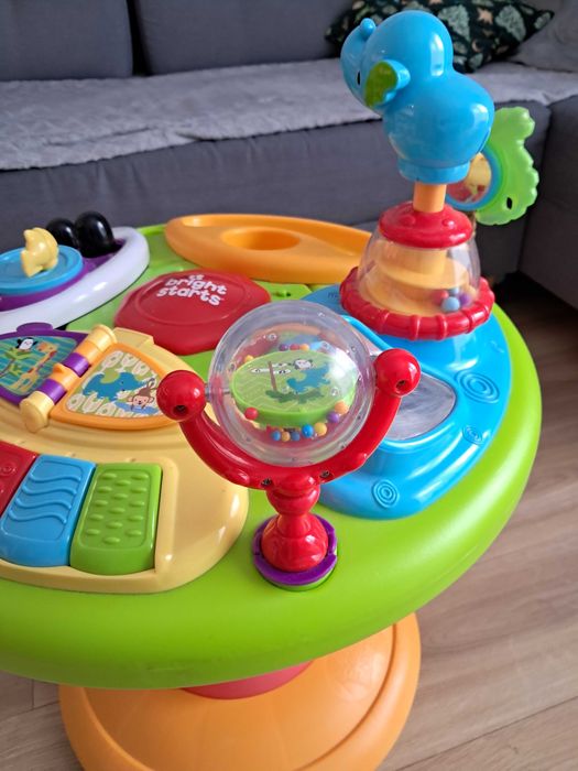 Chodzik edukacyjny Bright Stars Stolik z krzesełkiem 3w1