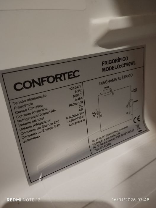 Frigorífico pequeno