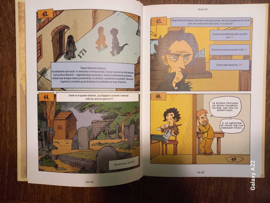 Komiks paragrafowy Sherlock Holmes