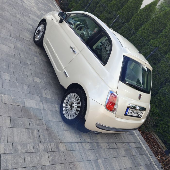 Fiat 500 perłowy oszczędny
