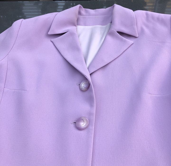 Marynarka damska kolor liliowy L/XL stan idealny.