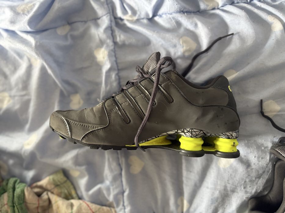 Buty Nike Shox NZ szaro-zielone (Volt) rozmiar 41