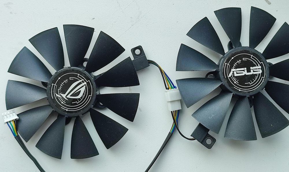 Вентилятор (кулер) First D  Asus Dual/Expedition RX 470-570, GTX 1060, 1070 (FDC10U12S9-C)