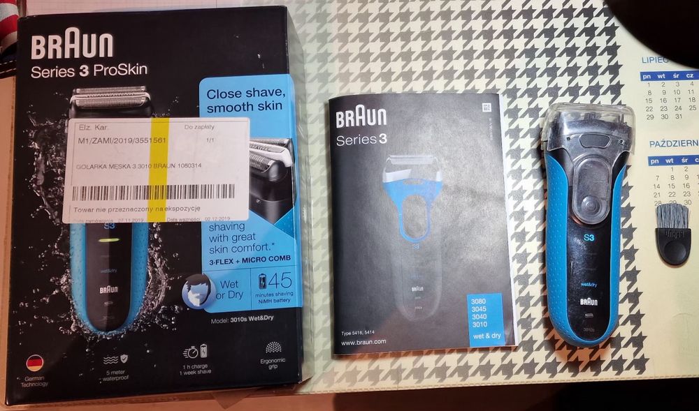 Golarka philips braun series 3 3010s Wet&Dry