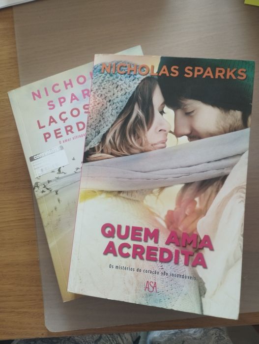 Dois livros de Nicholas Sparks