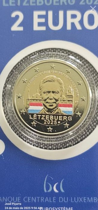 2€ Luxemburgo COLORIDA 2025