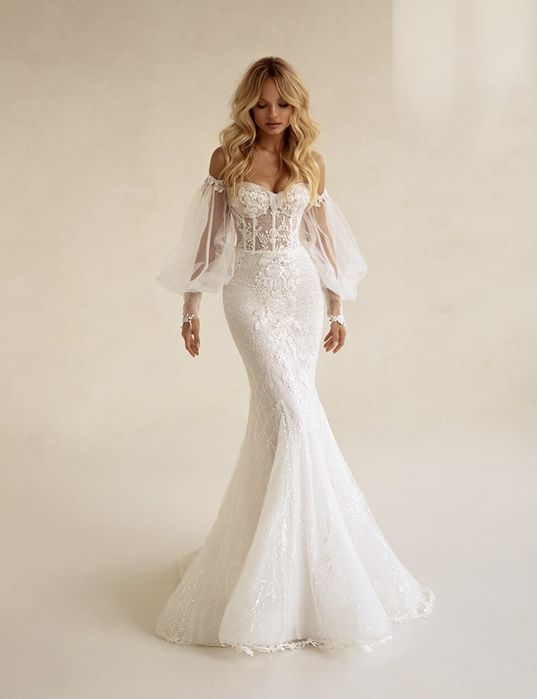 Suknia ślubna projektu Julii Gastoł