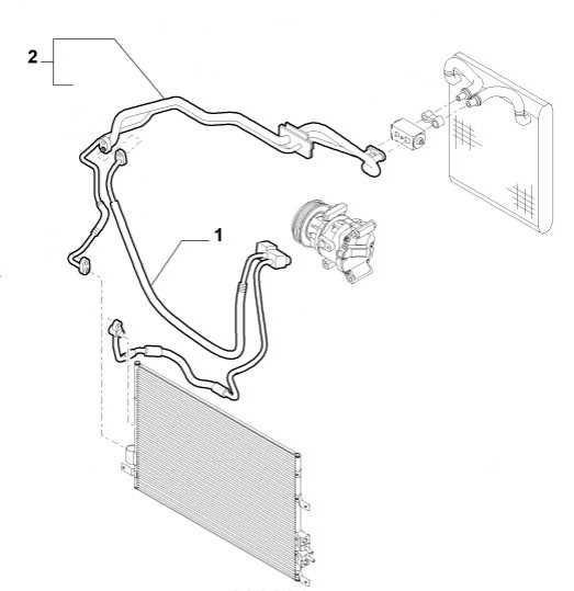 Трубки кондиционера Alfa Romeo 159 Альфа Ромео Трубка кондиціонера