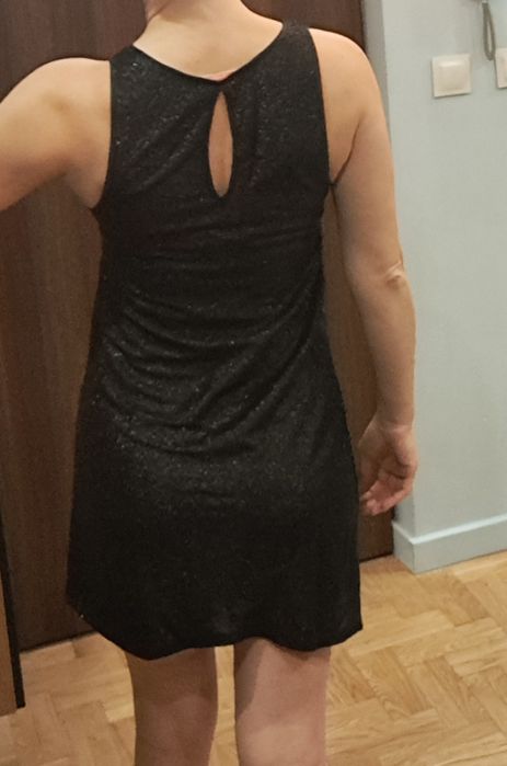Luźna sukienka / Tunika brokat sylwester karnawał