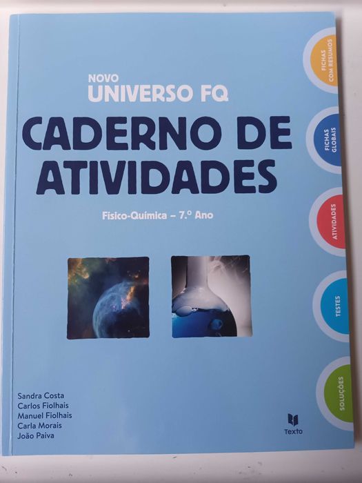 "Novo Universo FQ - Caderno de Atividades" por Sandra Costa, Carlos Fi