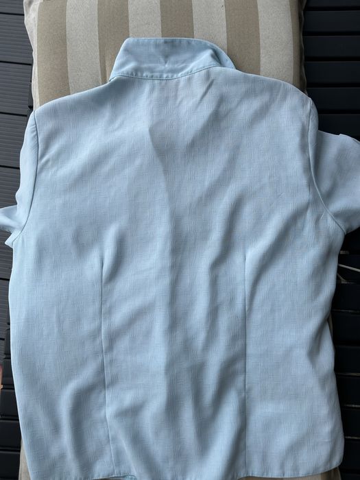 Błękitna bluzka koszulowa Błękitna Koszula