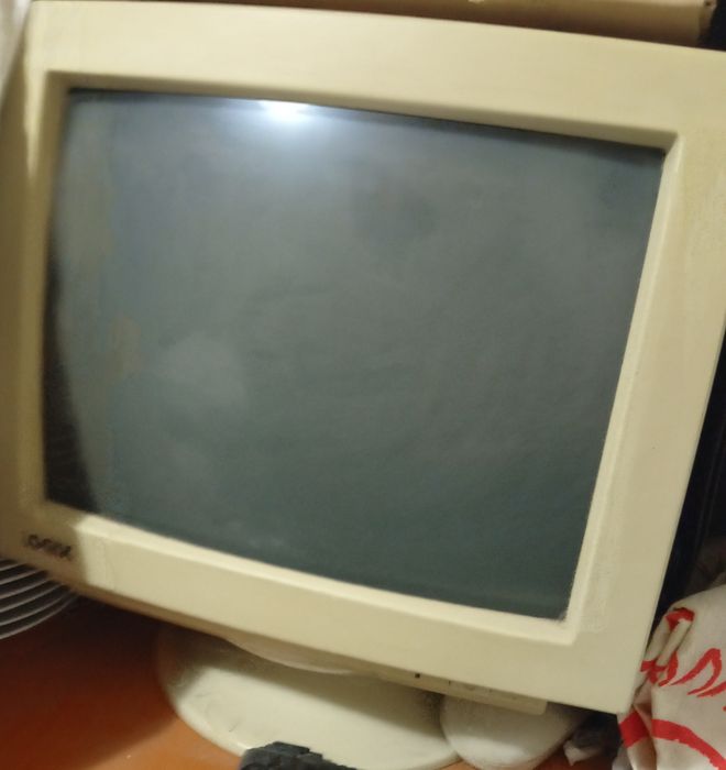 ПК 90-х: системный блок, монитор, клавиатура, принтер все рабочее