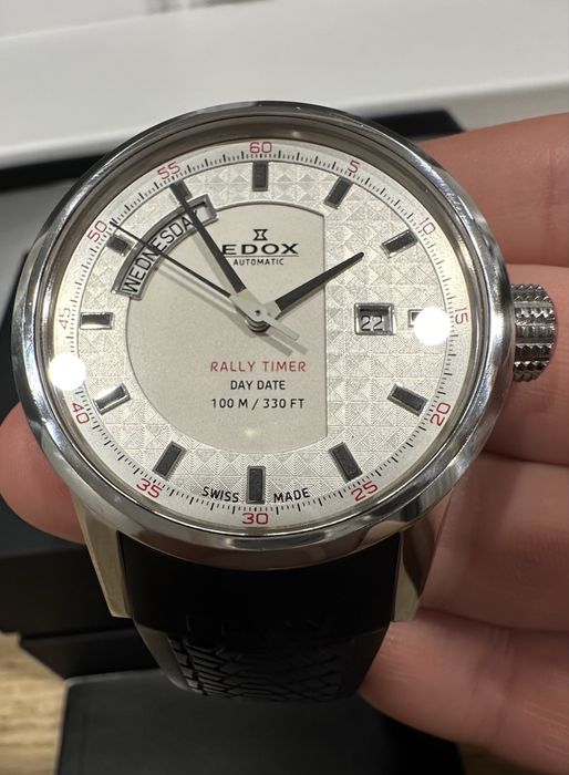 Швейцарские часы Edox WRC Rally Timer Automatic