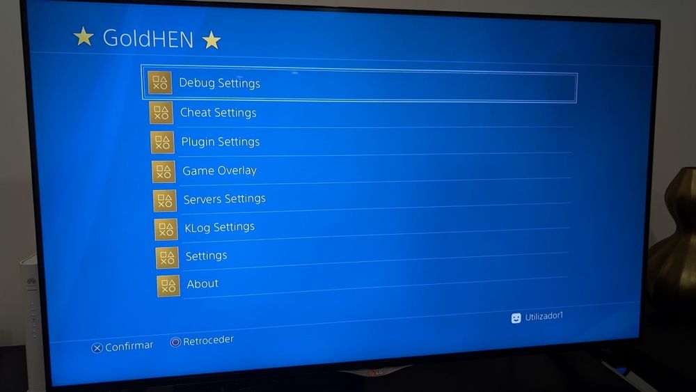 Ps4 firmware 12.00 com Gold hen