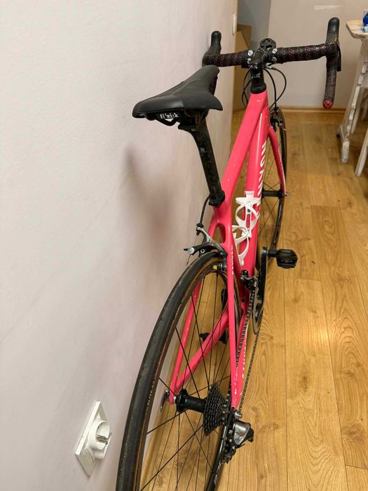 Rower szosowy karbonowy Canyon Ultimate CF SLX różowy, rozm. S carbon