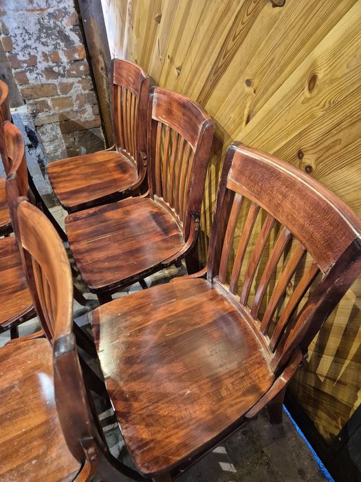 6x Krzesło drewniane masywne solidne