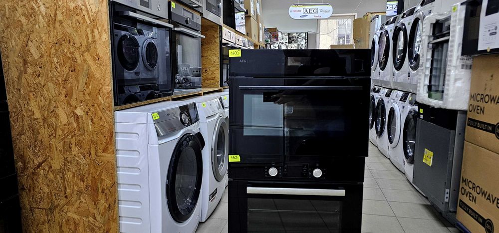Piekarnik z mikrofalą AEG BBB8010QB1 | CombiQuick | Czarny | gw12mcy
