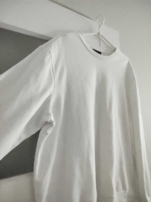 H&M bluza damska L biała bawełna