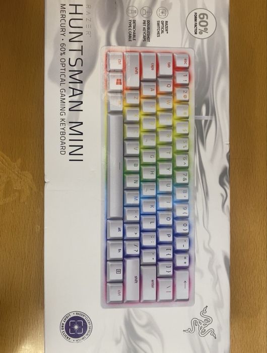 Teclado Gaming Razer Huntsman Mini Mercury (White)