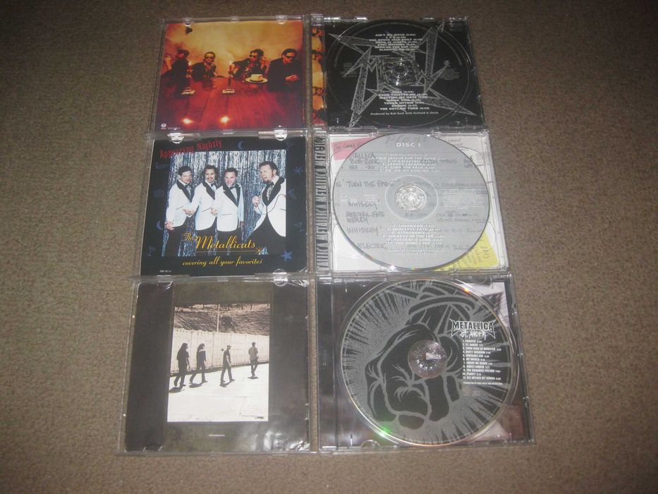 5 CDs dos "Metallica"
