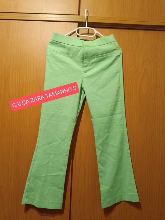 Calças da Zara tecido de outono tamanho S