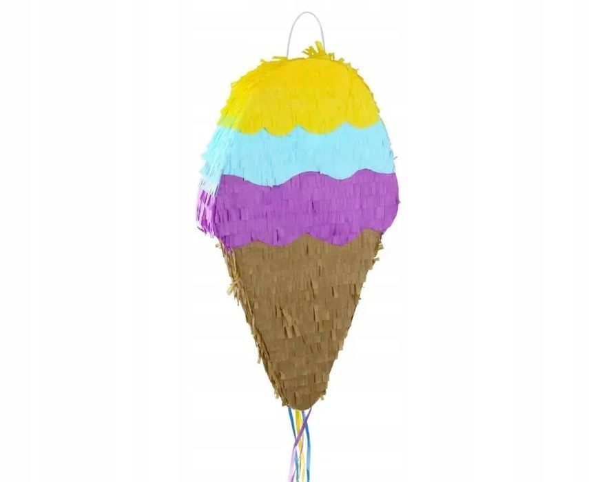 Piniata Lody w wafelku, 23x7.5x43cm. GoDan