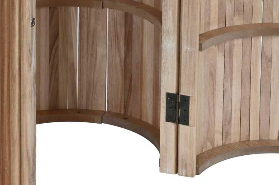 Stół Cubby z lamelami z ukrytymi schowkami, stylowy