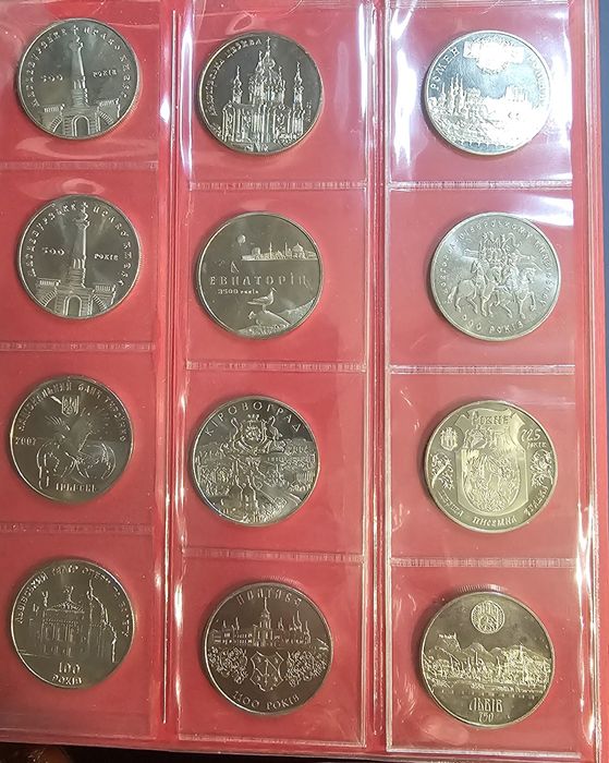 Монеты Украины незильбер