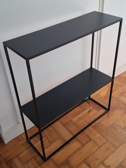 Consola dupla em metal e aço