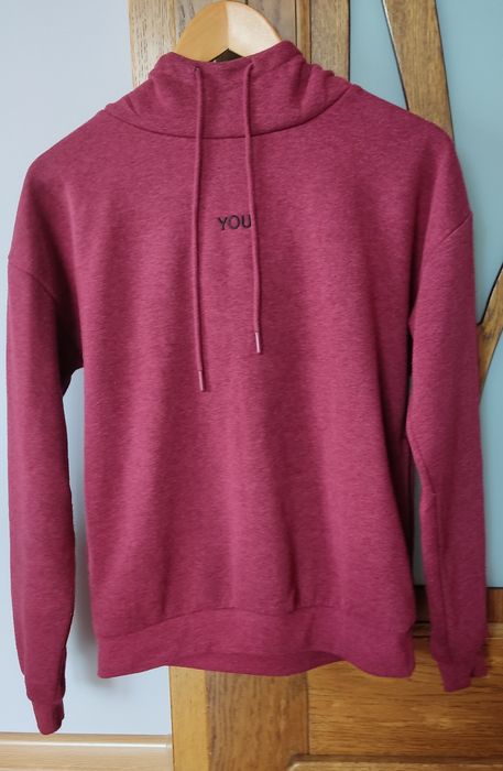 Bluza z kapturem roz XS