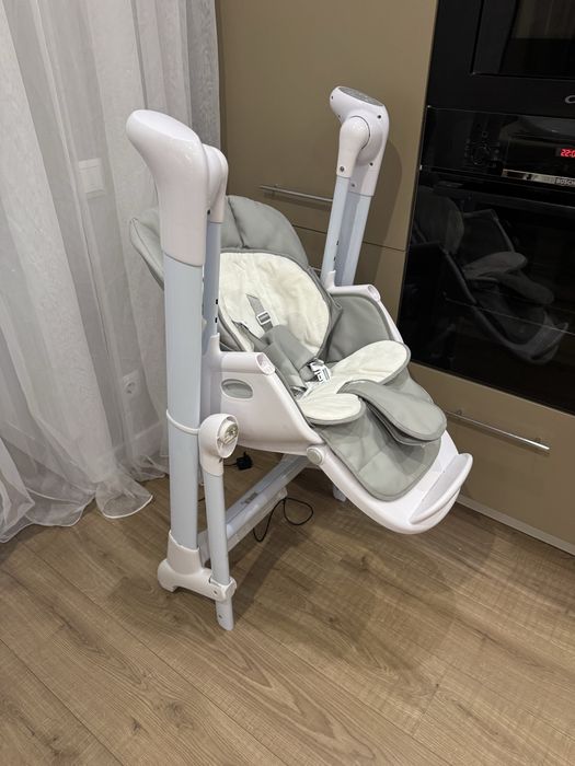 Стільчик-гойдалка Caretero Indigo 2в1 (сірий)