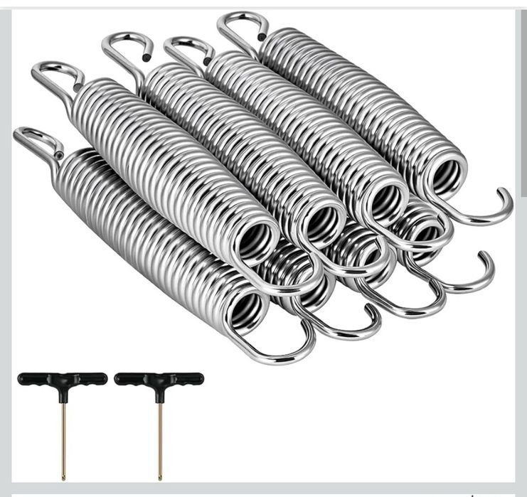 8 sztuk sprężyn do trampoliny 14cm