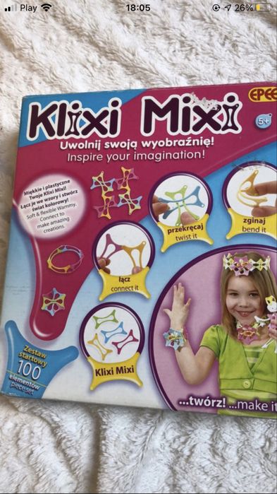 Klixi mixi kreatywna zabawka