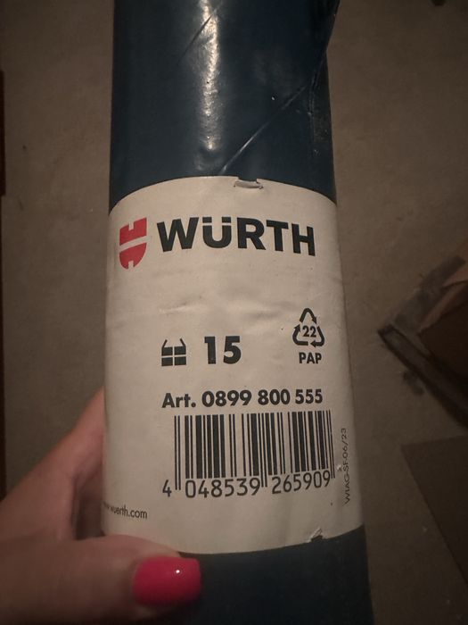 WURTH Worki Na Odpady Budowlane Śmieci 120l 15szt