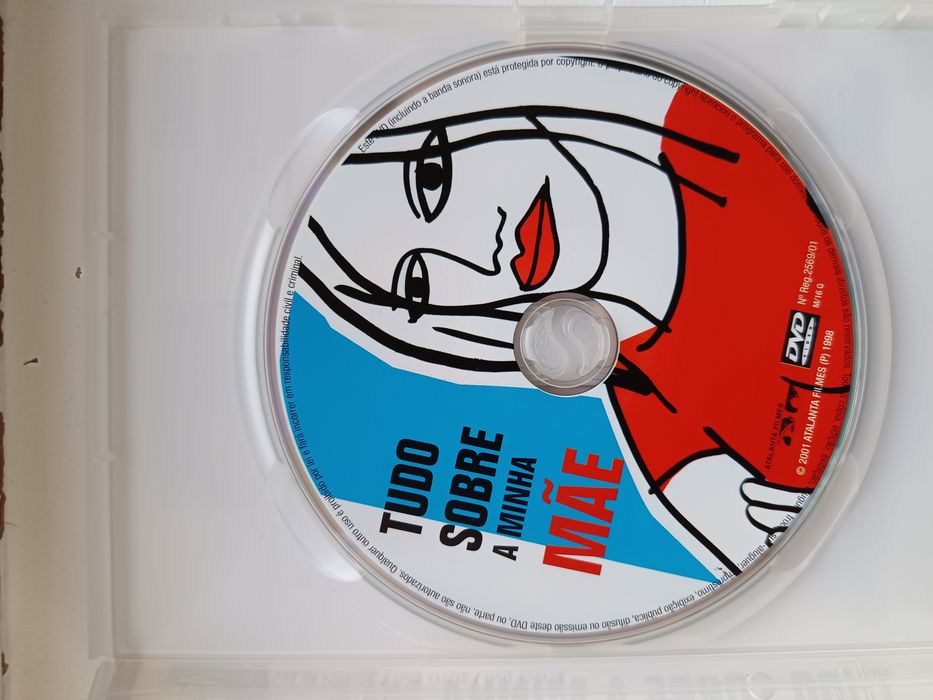 DVD tudo sobre a minha mãe - Almodóvar