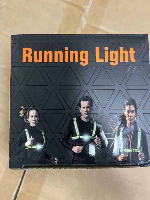 Colete de Corrida com Luz LED (Running Light) – Novo em Caixa