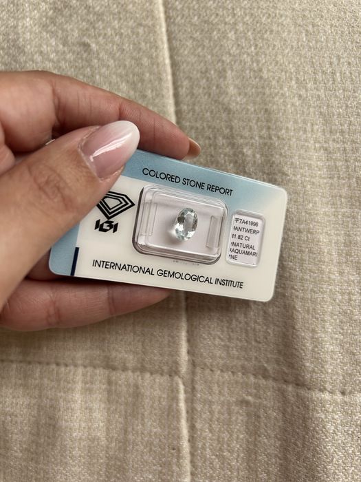 Pedra Aquamarina 1,82 ct