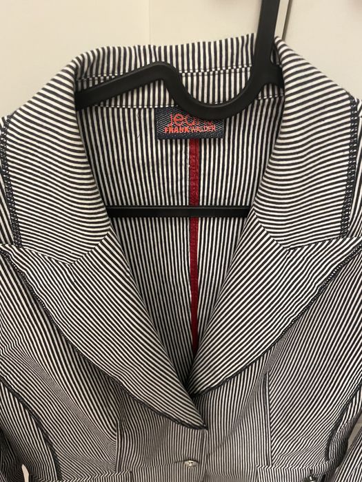 Marynarka biało granatowa 46