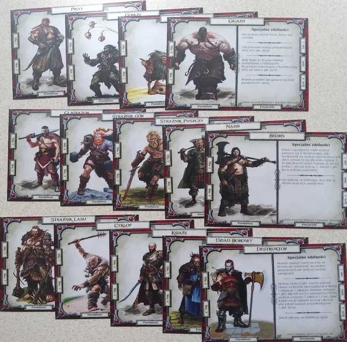 90 kart poszukiwczy do gry Talisman