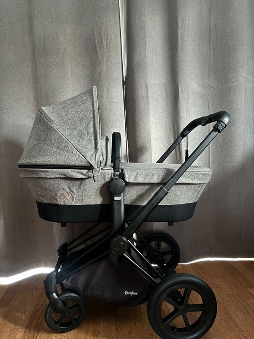 Wózek Cybex Priam 1.0 Platinum Grey 2w1 Gondola + Spacerówka  i gratis