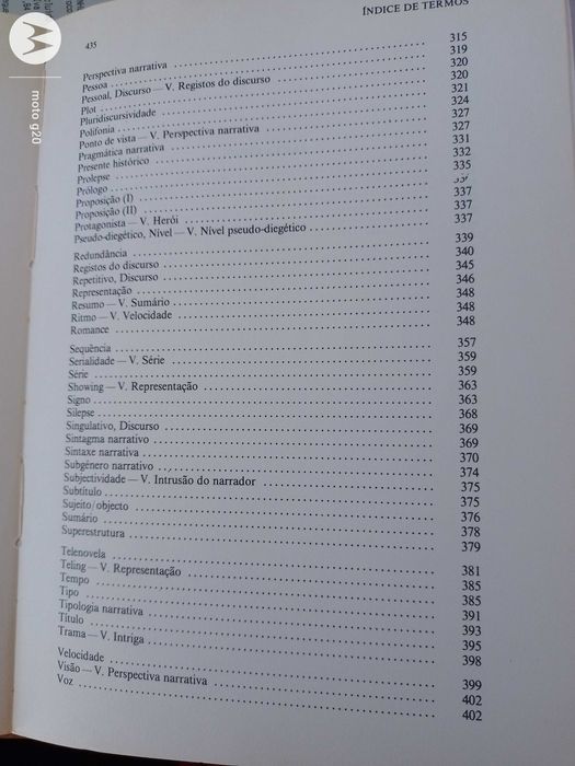 Dicionário de Narratologia