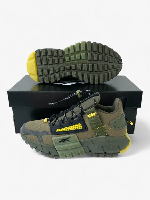Жіночі - підліткові демісезонні термо кросівки Reebok Zig Kinetica Edge Khaki (37р/38р/39р/40р)