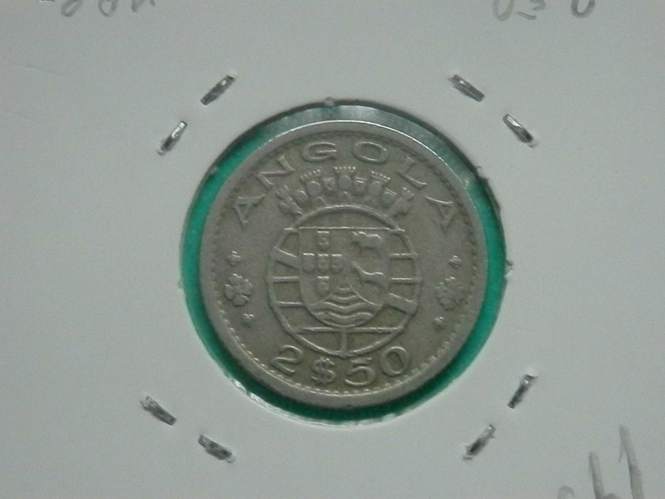1266 - Angola: 2$50 escudos 1956 cuni, por 0,50